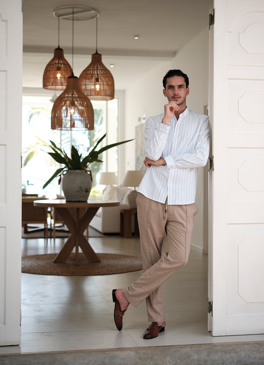 HUDSON SHIRT : WHITE