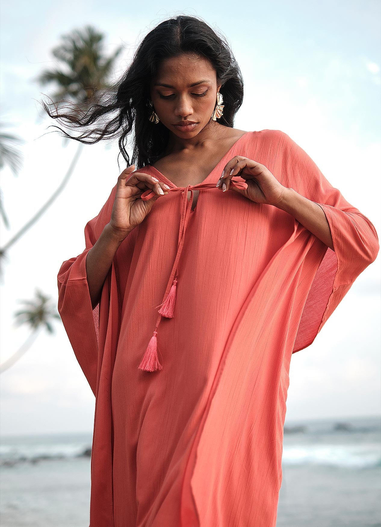 NOOR KAFTAN : CORAL