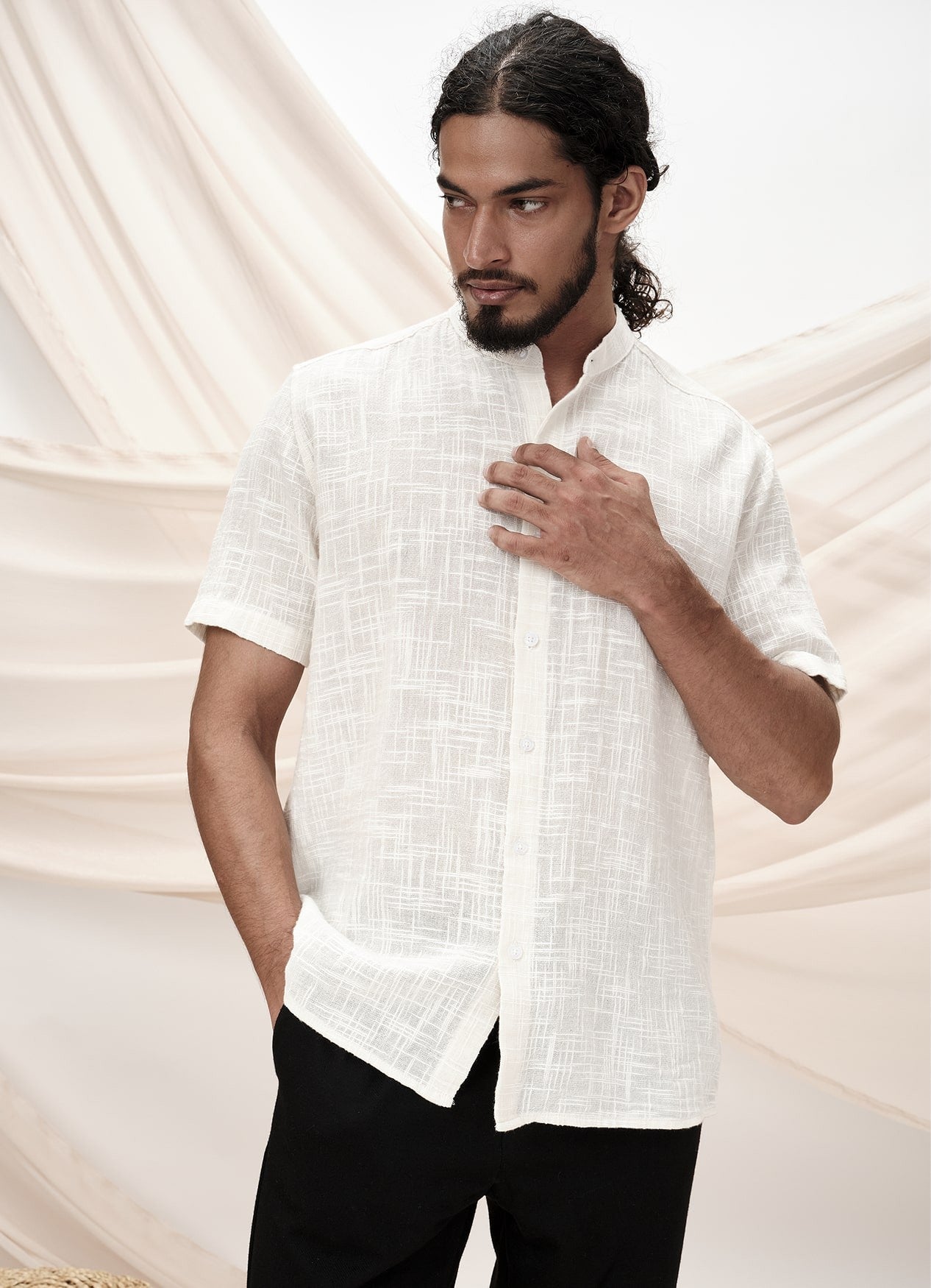 LINEN SLUB SHIRT