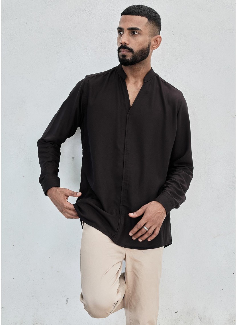 BLACK TUNIC SHIRT