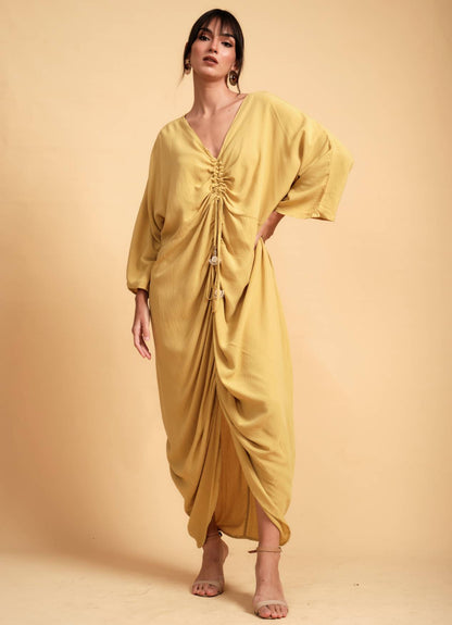 HAYA KAFTAN MUSTARD