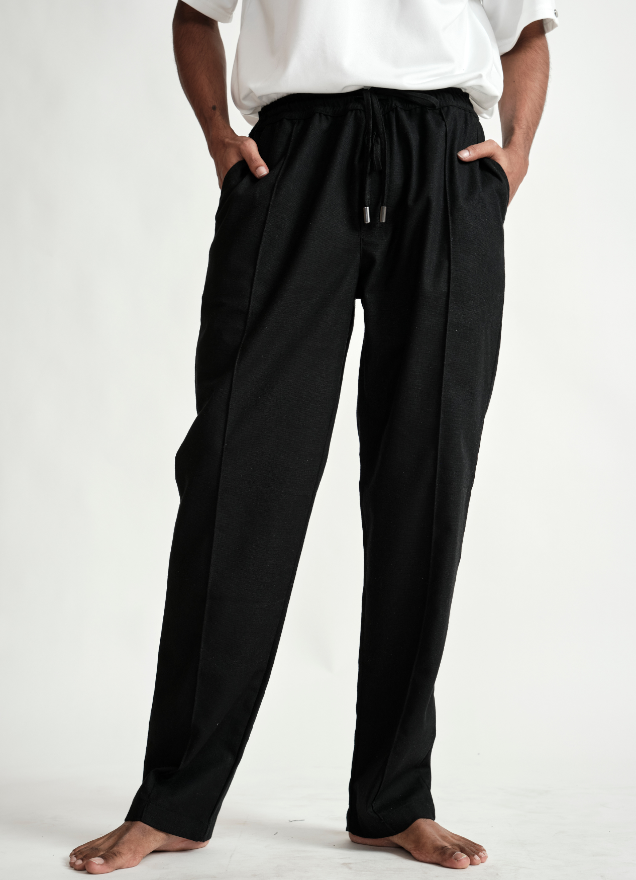 LINEN PANT BLACK