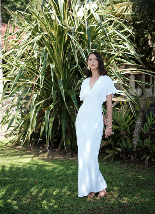 HELENA DRESS : WHITE