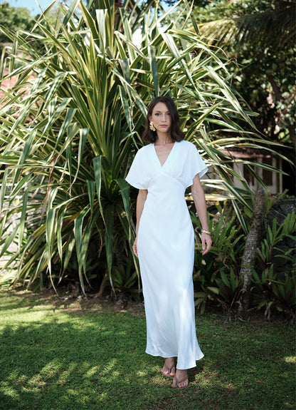 HELENA DRESS : WHITE