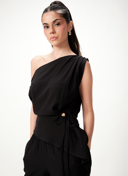 RINA DROP SHOULDER SET : INK