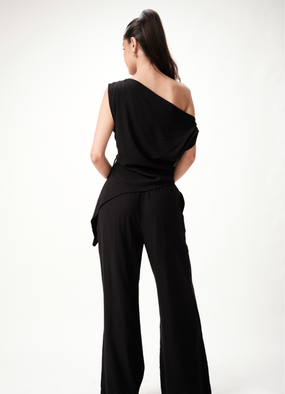 RINA DROP SHOULDER SET : INK