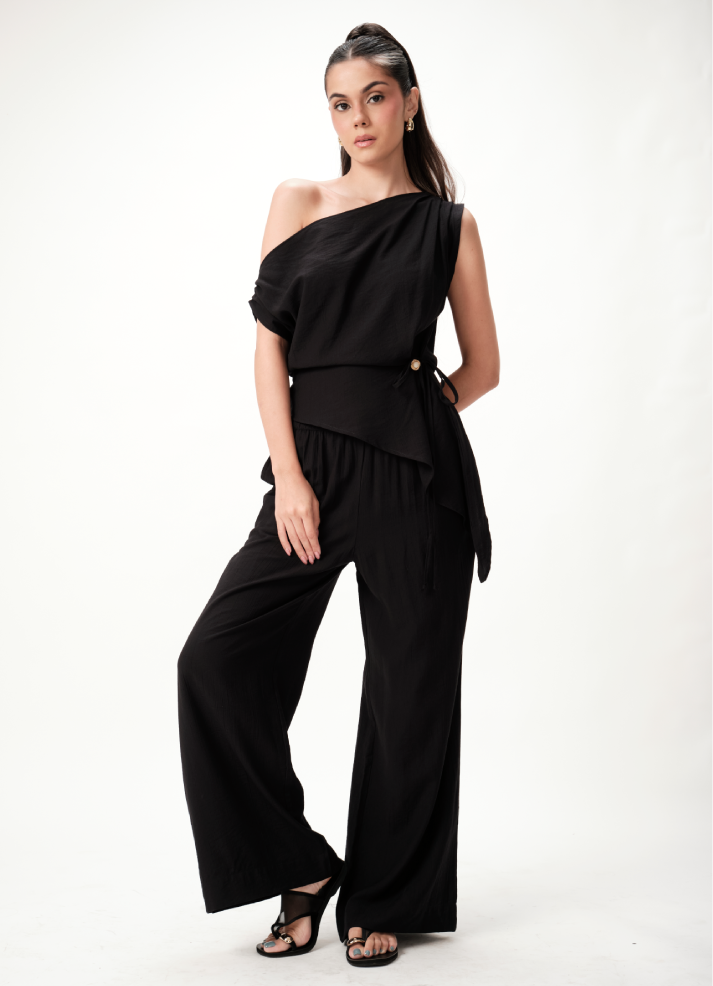 RINA DROP SHOULDER SET : INK
