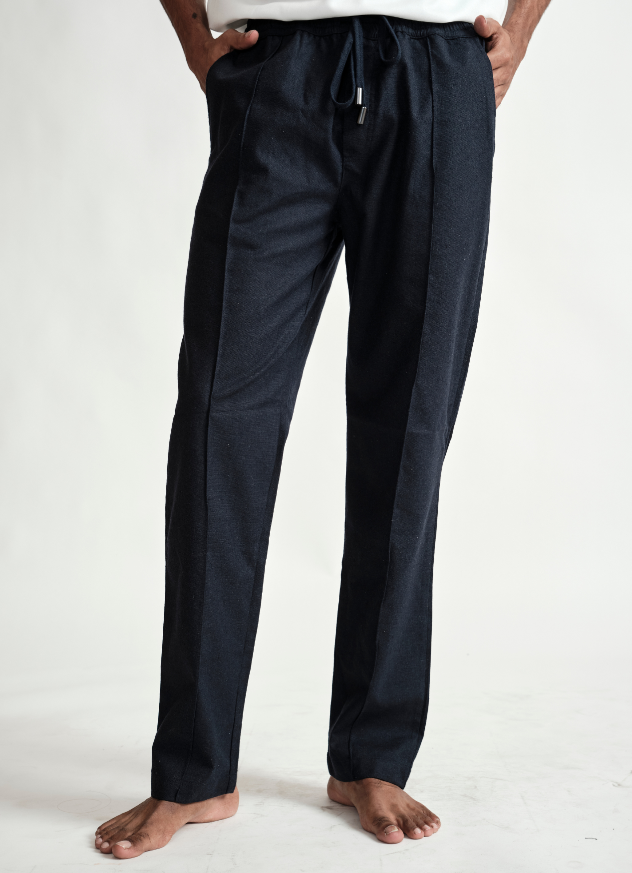LINEN PANT NAVY