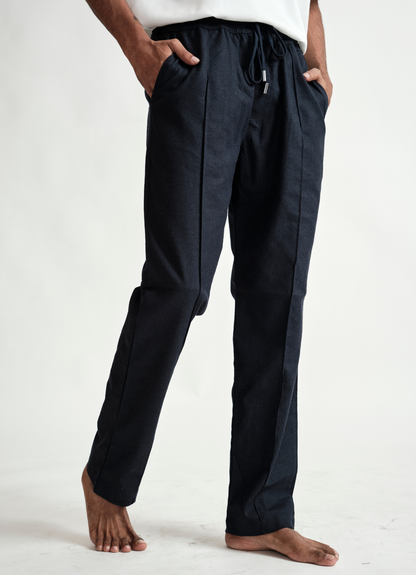 LINEN PANT NAVY