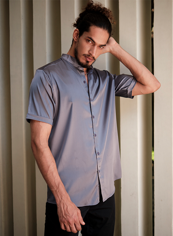 SATIN SHIRT