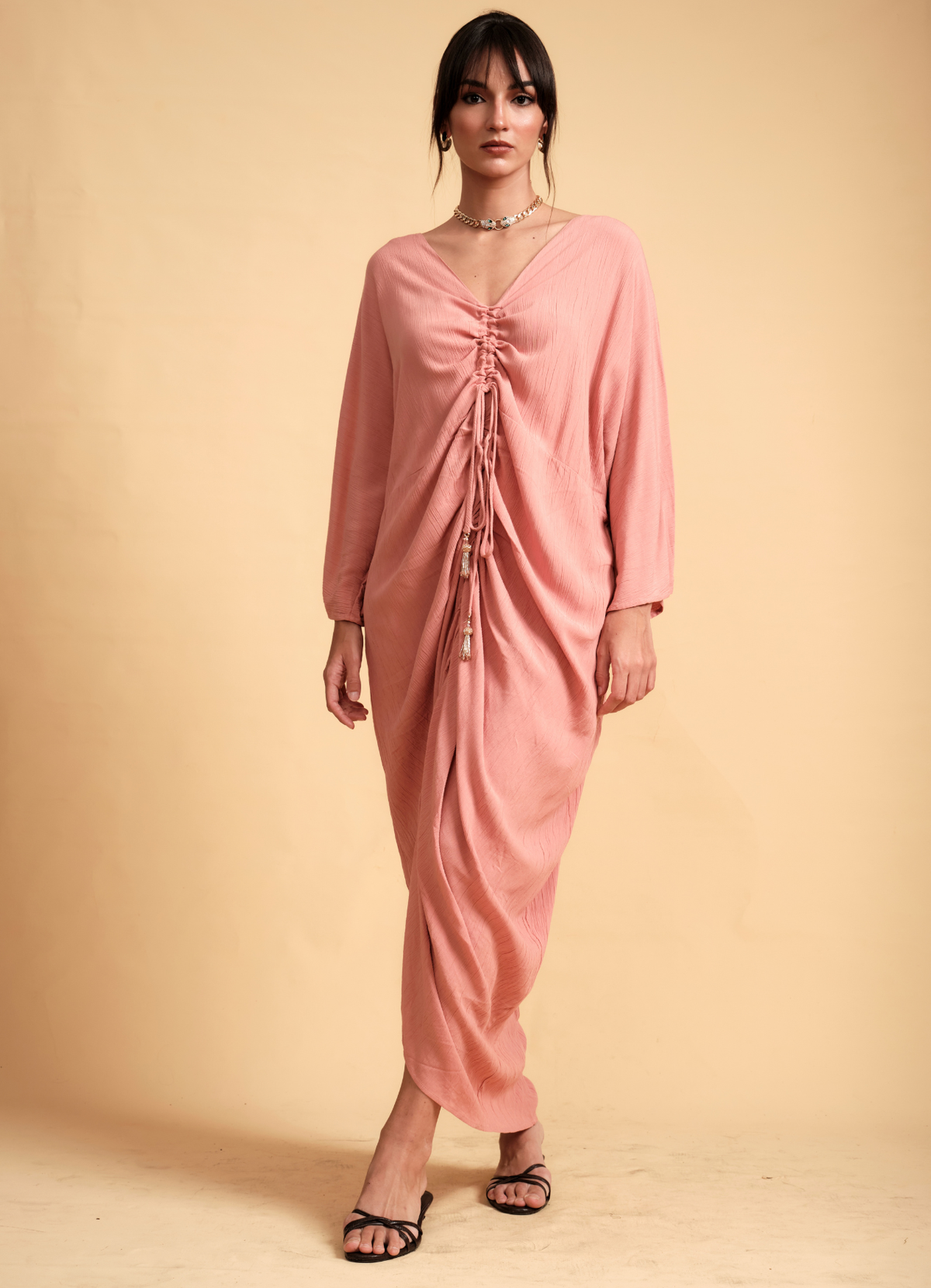 HAYA KAFTAN PEACH