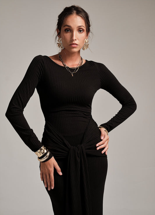 QUINN DRESS : BLACK