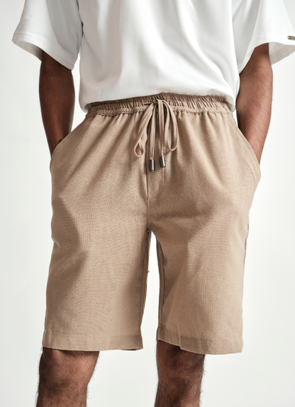 LINEN SHORT BEIGE