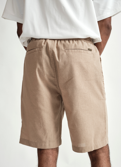 LINEN SHORT BEIGE