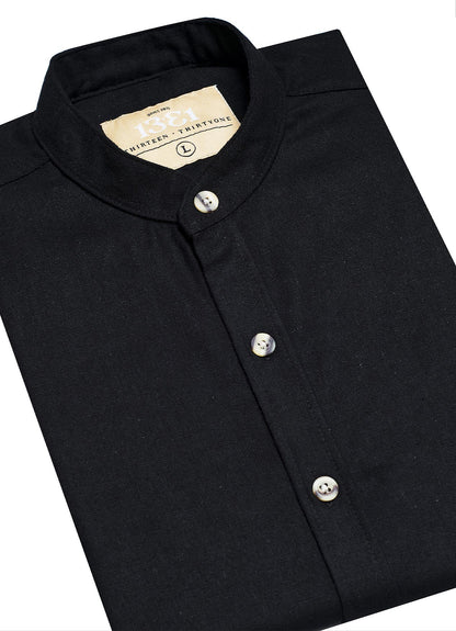 LINEN BLACK SHIRT