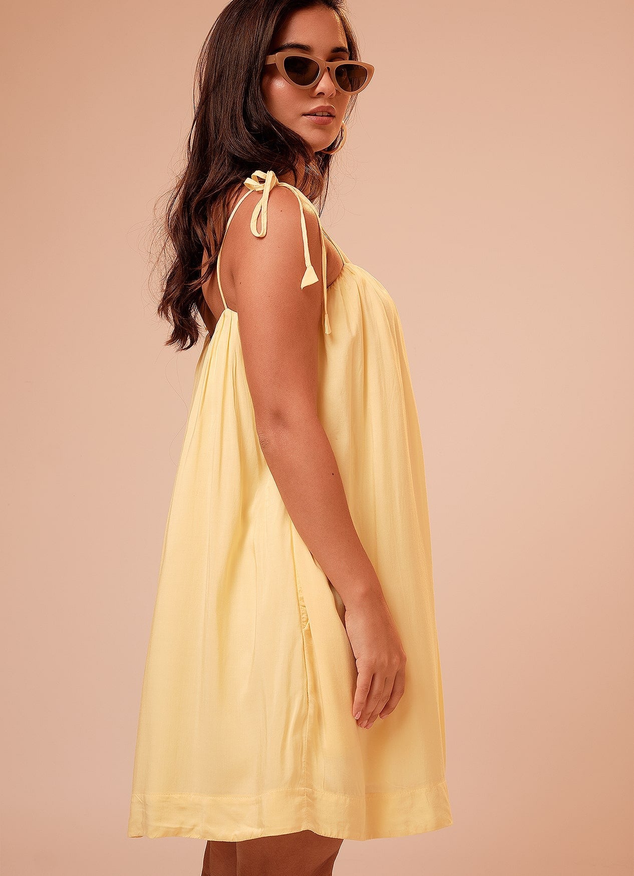 MILA MINI DRESS : BUTTER