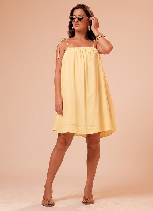 MILA MINI DRESS : BUTTER