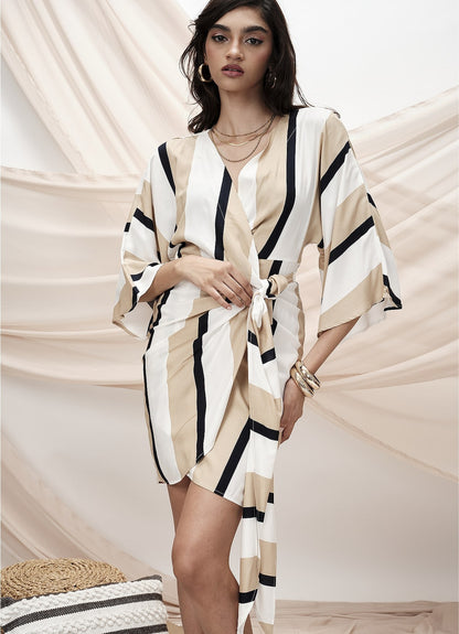 LENA WRAP DRESS : SAILOR
