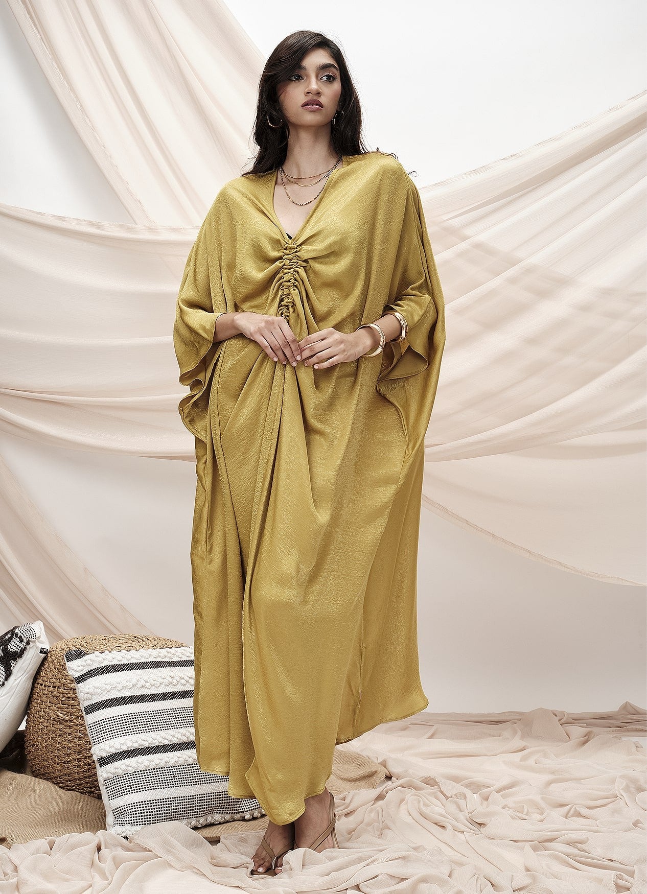 RAYA KAFTAN : OLIVE