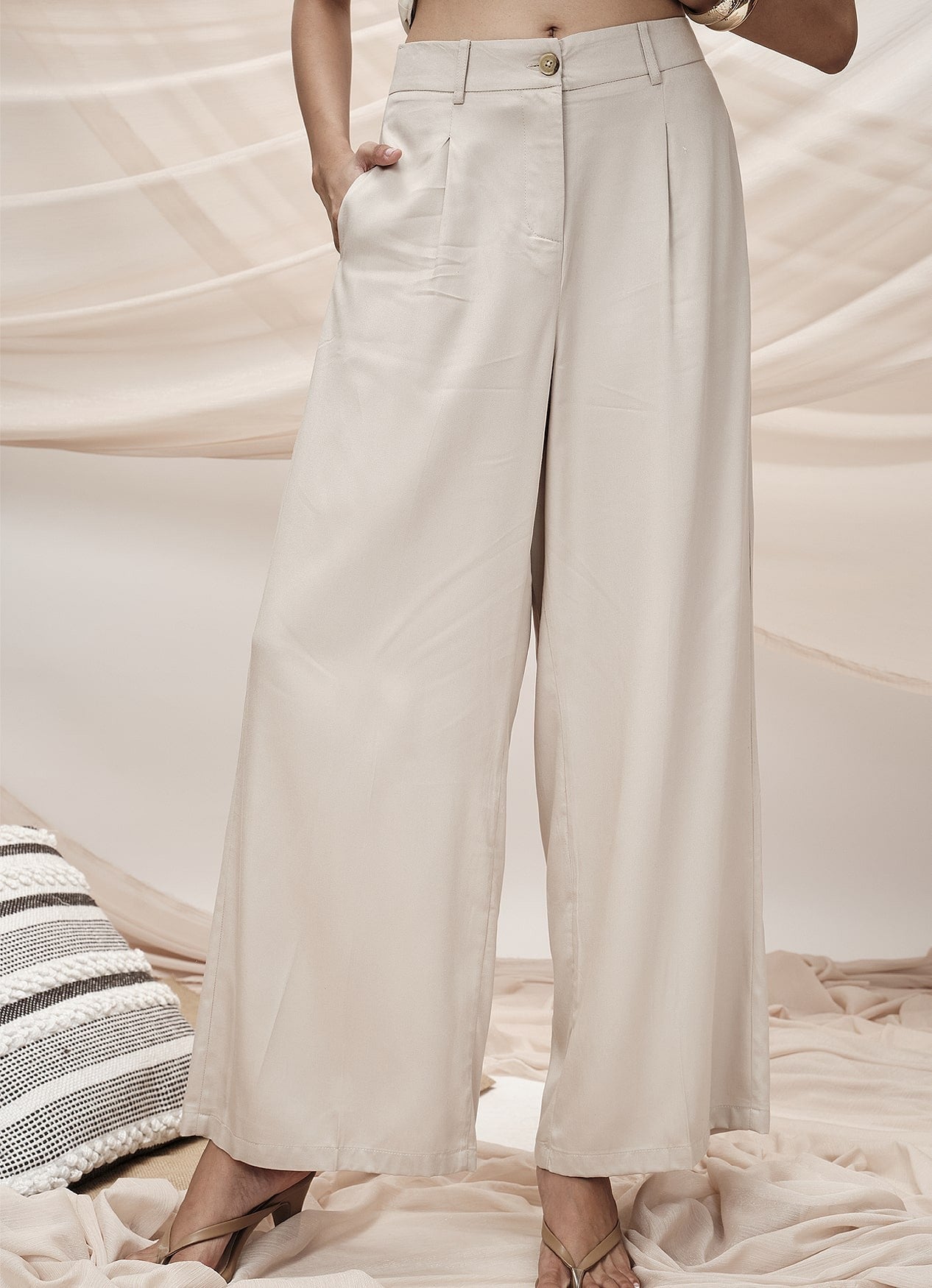 TAYLOR PANTS : BEIGE