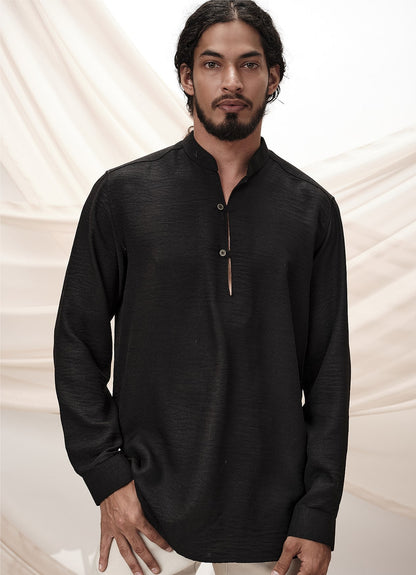 BLACK TUNIC SHIRT