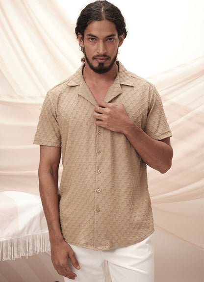 LEE SHIRT : BEIGE