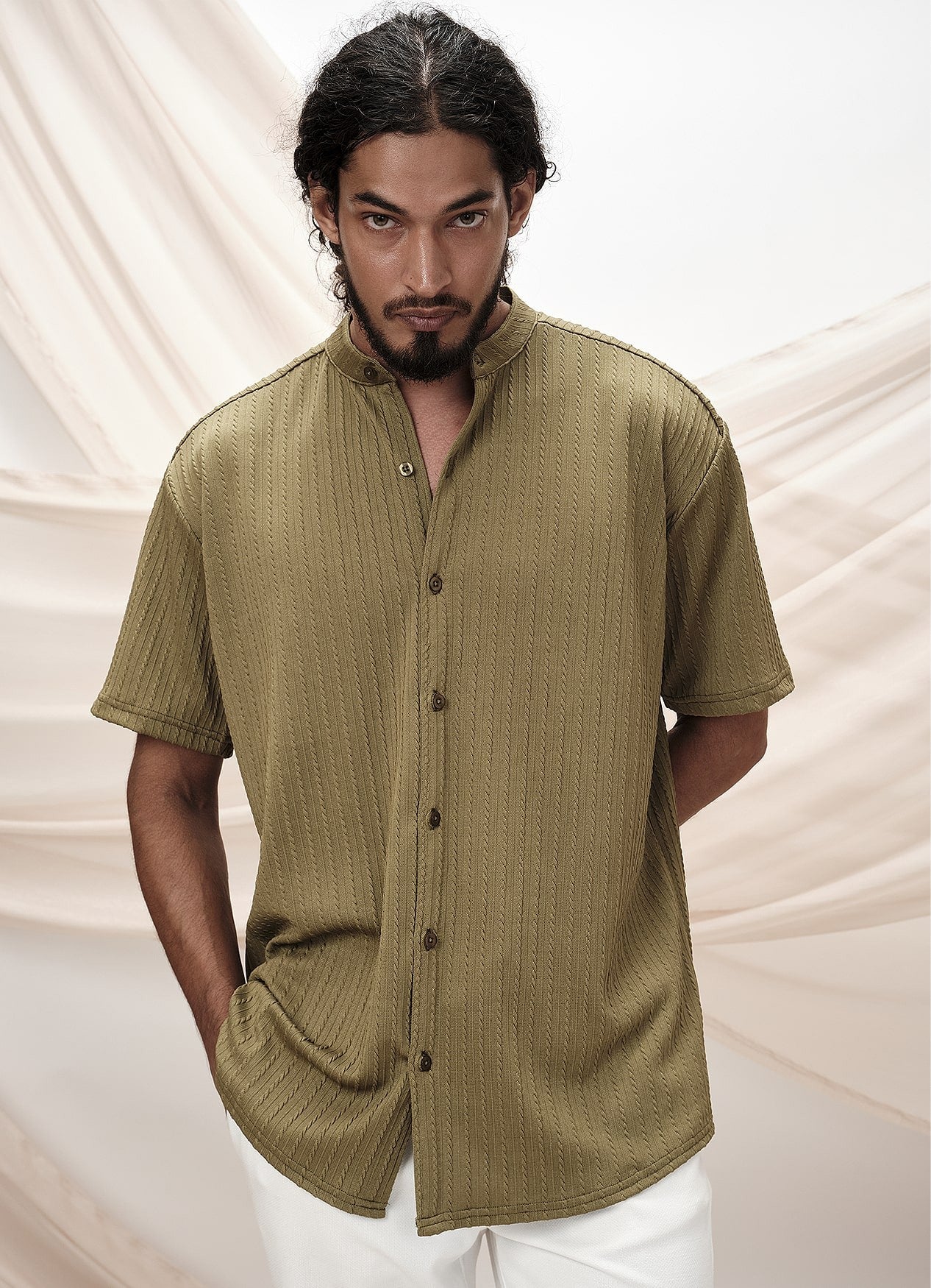 HAVANNA SHIRT : KHAKI