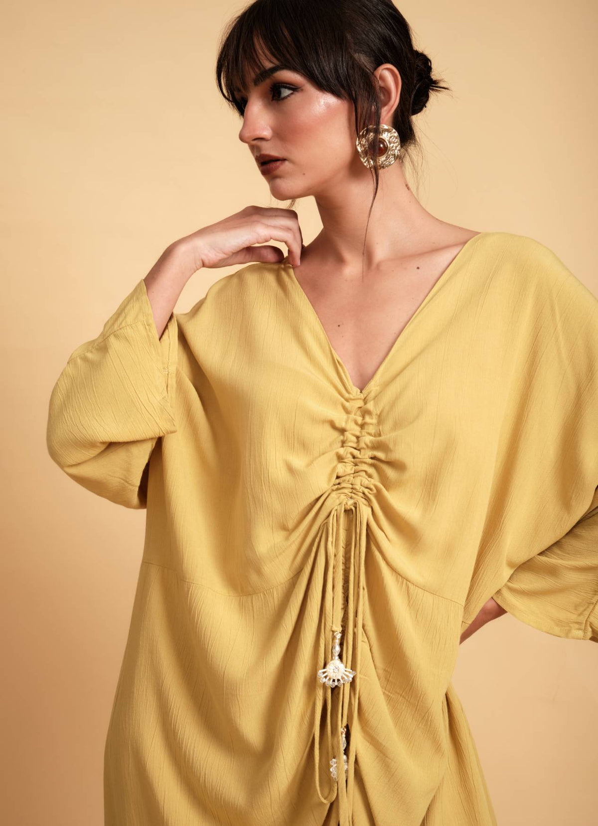 HAYA KAFTAN MUSTARD