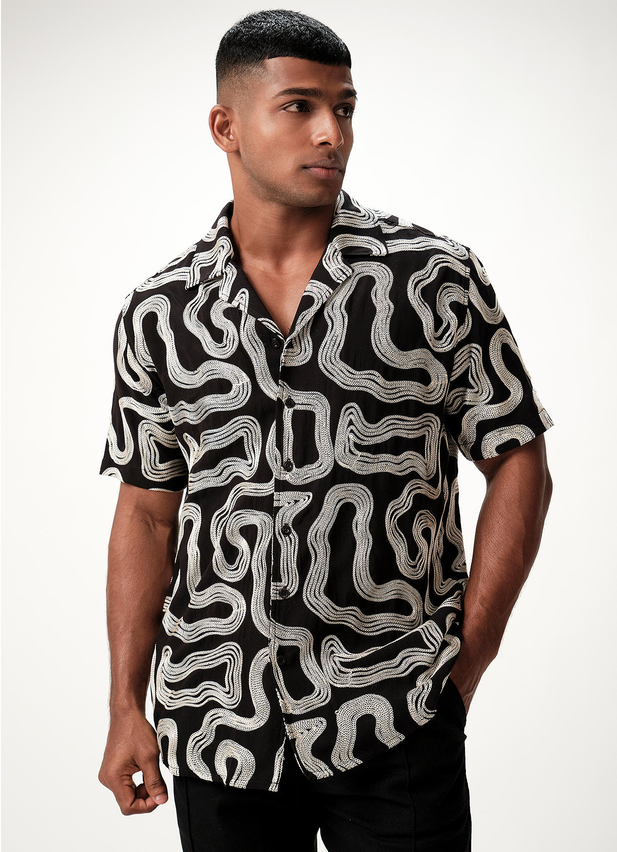 CAM EMBROIDERED SHIRT