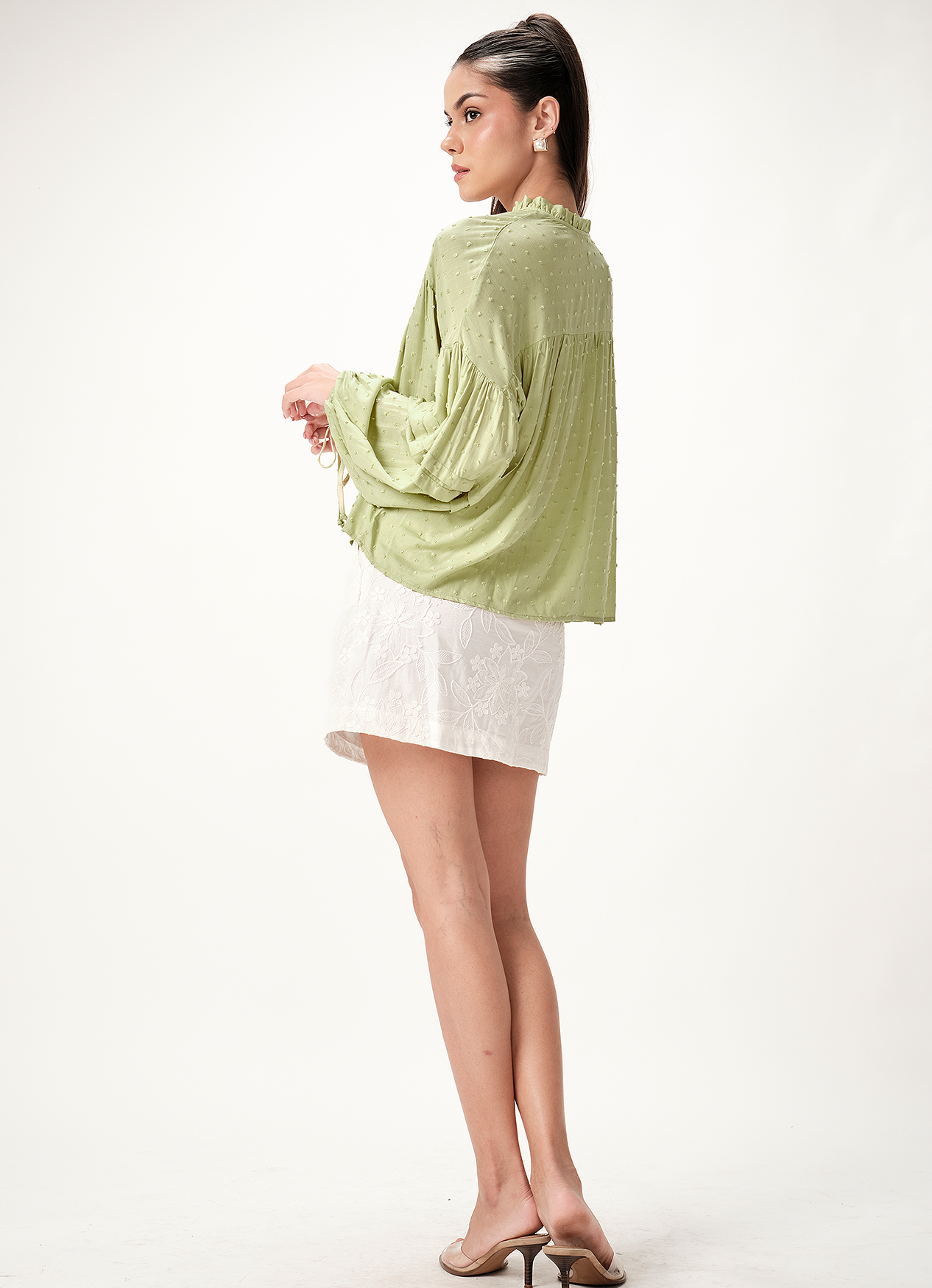JODI BLOUSE : LIME