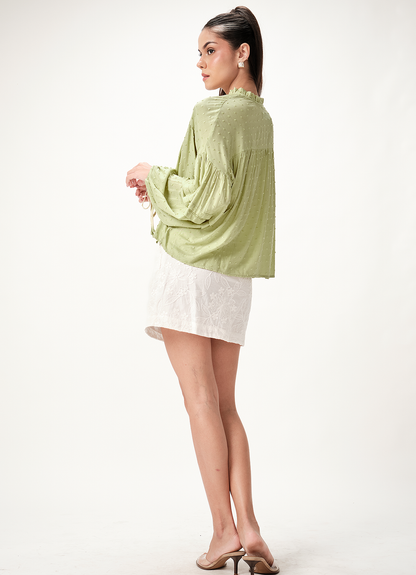 JODI BLOUSE : LIME