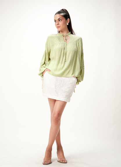 JODI BLOUSE : LIME
