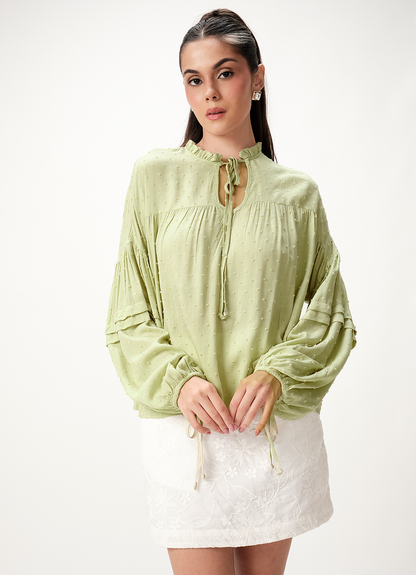 JODI BLOUSE : LIME