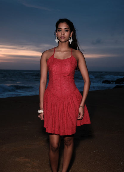 LOU MINI DRESS : RUBY