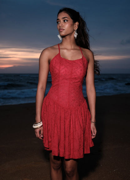 LOU MINI DRESS : RUBY