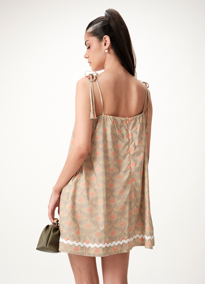 MILA MINI DRESS OLIVE