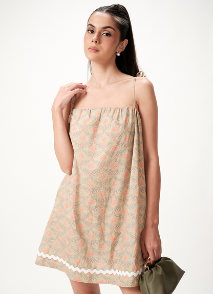 MILA MINI DRESS OLIVE