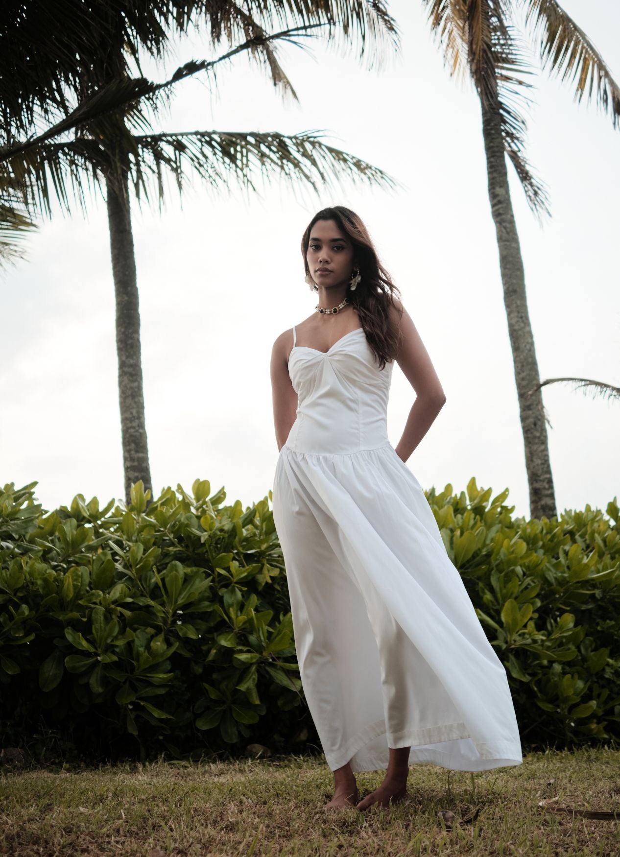 RHEA DRESS : PEARL