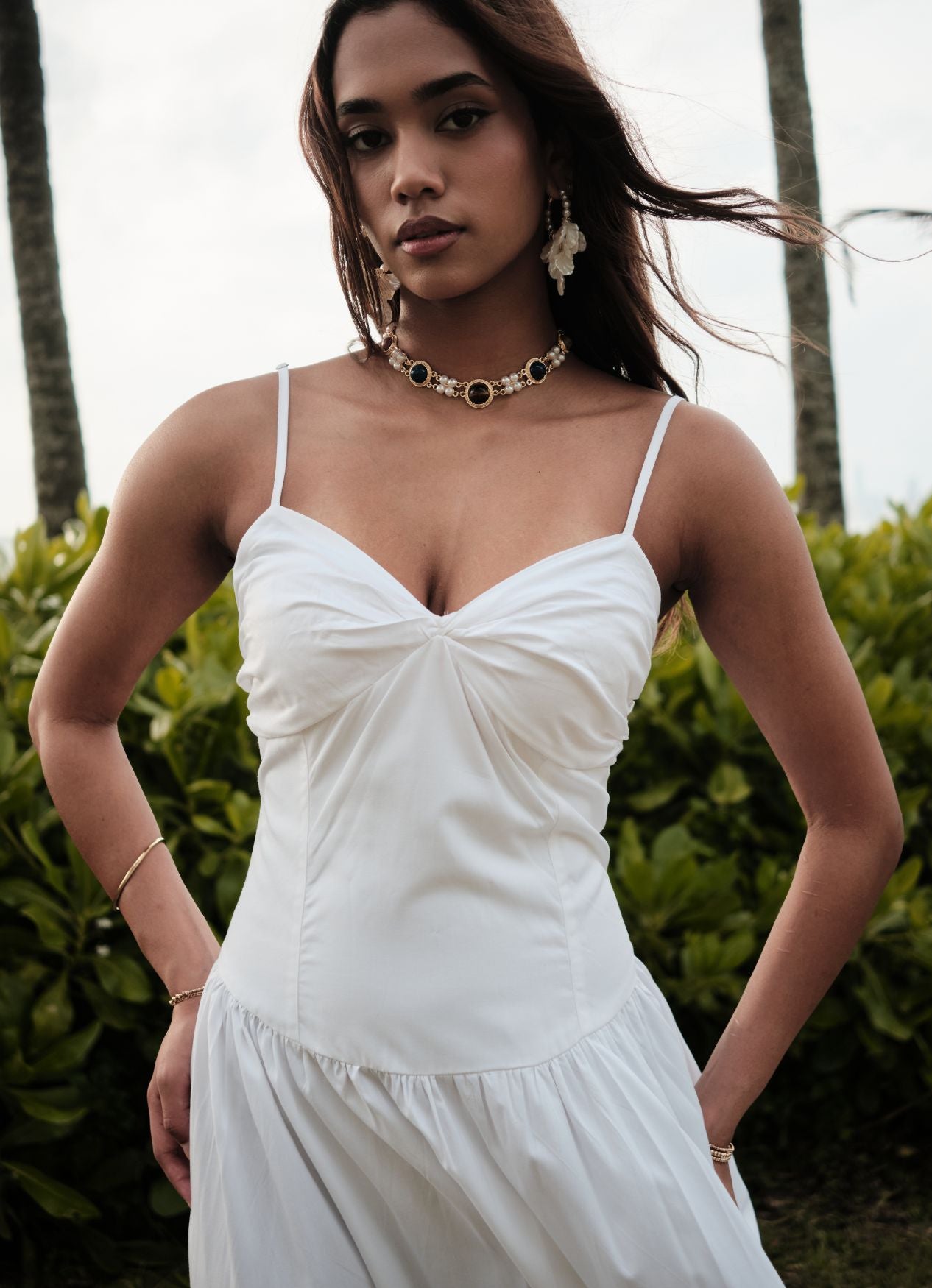 RHEA DRESS : PEARL