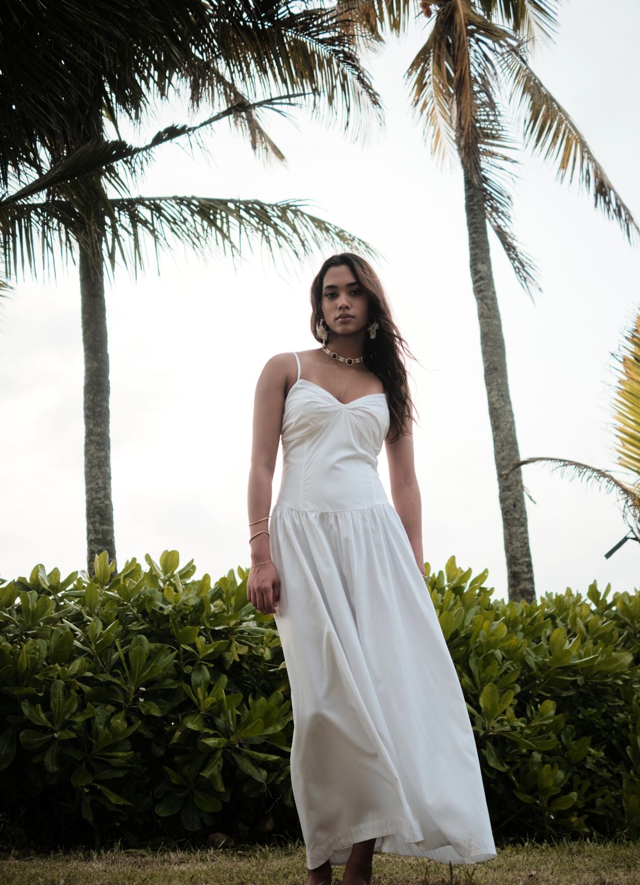 RHEA DRESS : PEARL