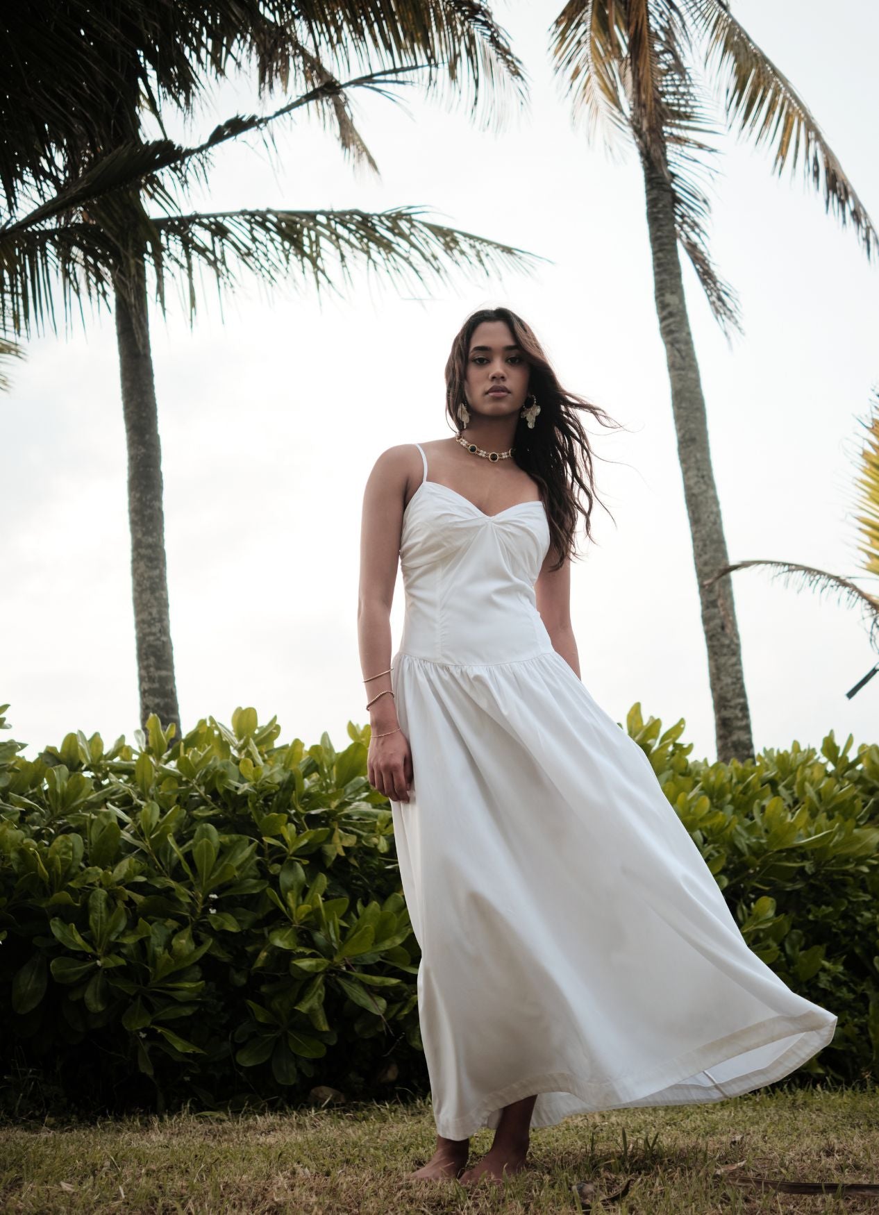 RHEA DRESS : PEARL