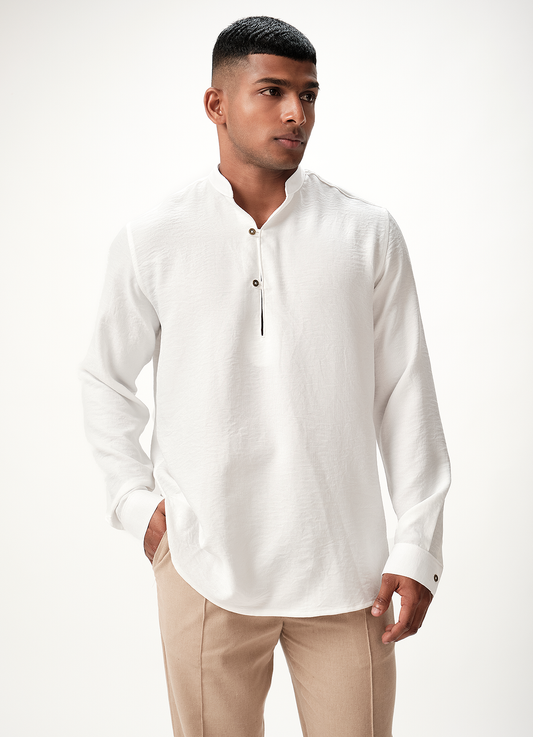 WHITE TUNIC SHIRT