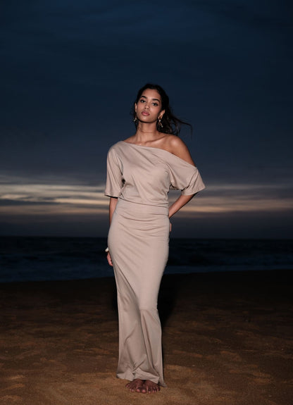 ZOE DRESS : SAND