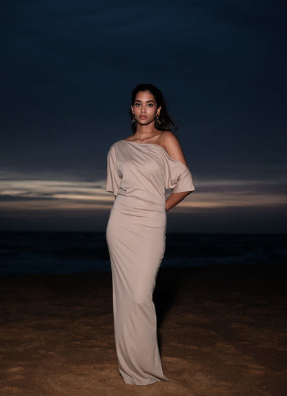 ZOE DRESS : SAND
