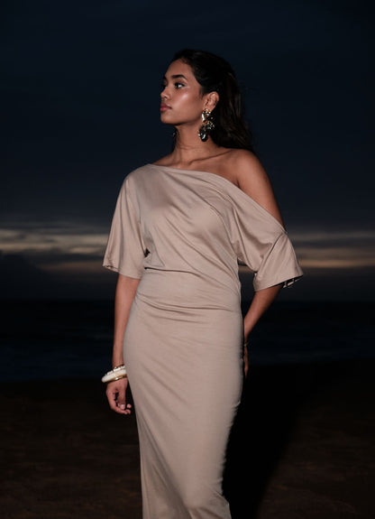 ZOE DRESS : SAND
