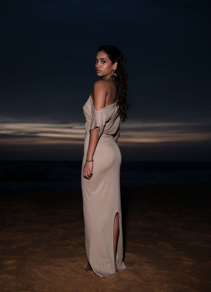 ZOE DRESS : SAND