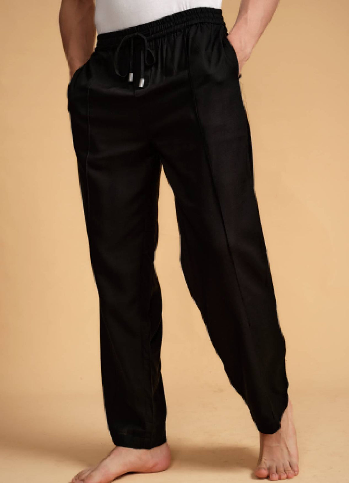 LINEN PANT BLACK