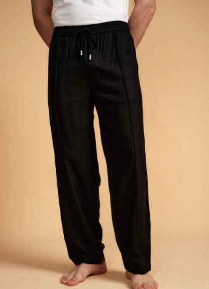 LINEN PANT BLACK