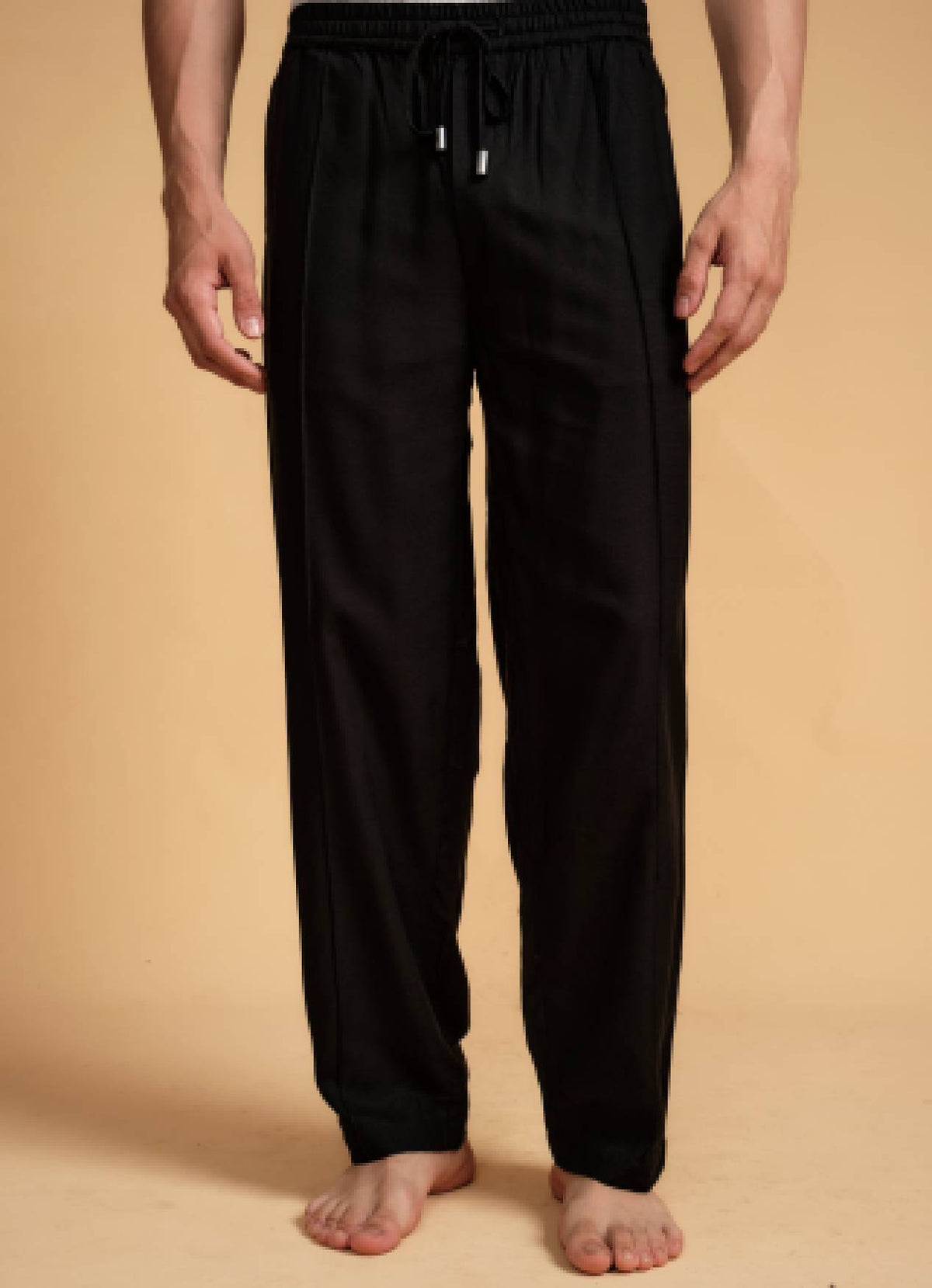 LINEN PANT BLACK