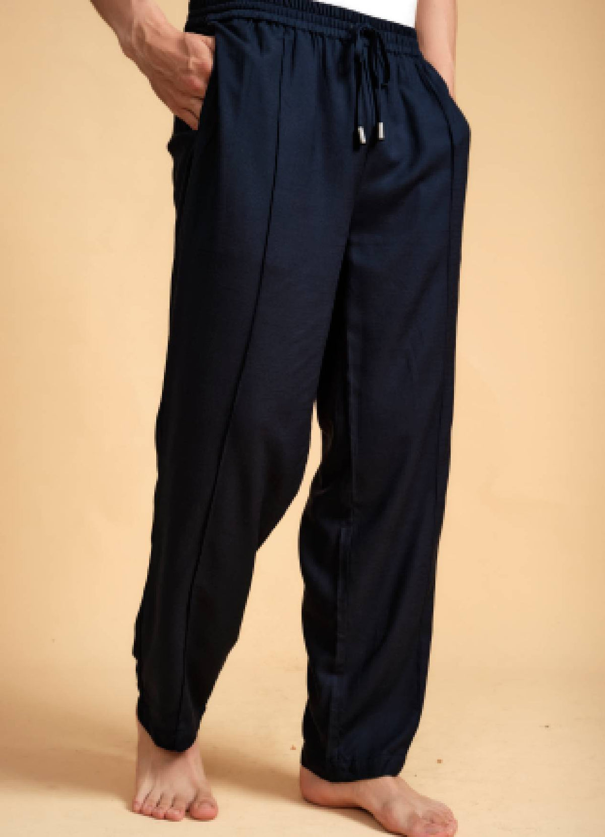 LINEN PANT NAVY